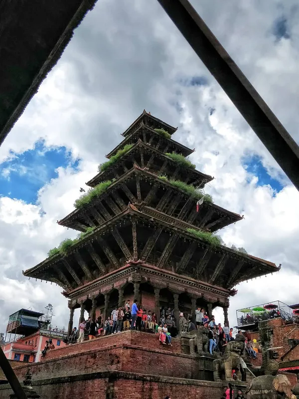 Nyatapole Temple by Saroj Shahi