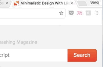 Animation of saving an article to Pocket from the browser